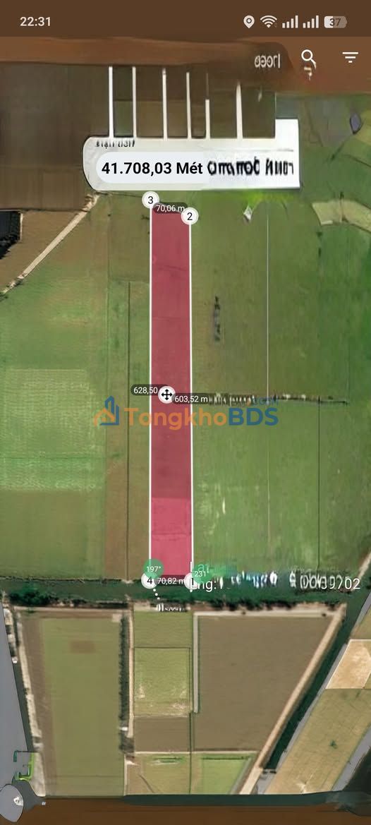 Đất Vườn 42.000m² Mặt Tiền Kênh 70m - Tân Hưng, Long An - Giá Đầu Tư 4.2 Tỷ