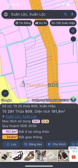 Đất Nền Xuân Lộc, Đồng Nai - 191m² Sổ Sẵn, Giá 650 Triệu