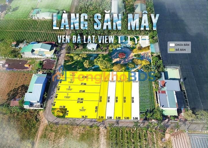 Đất Nền Sổ Hồng 165m² Đức Trọng - Giá 725 Triệu, View Thoáng, Gần Sân Bay