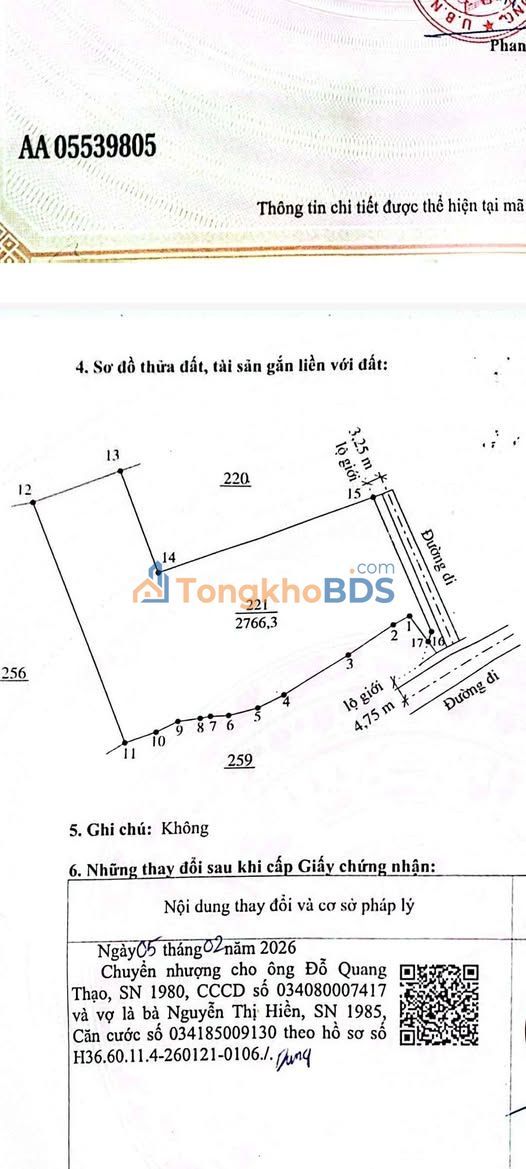 Đất nền Liên Hiệp Đức Trọng 1080m2 1,15 tỷ Sổ đỏ chính chủ