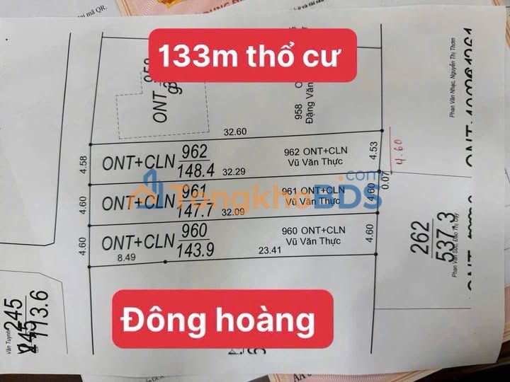 Đất nền Đông Hoàng 146m² 700-799 triệu - Tiềm năng tăng giá