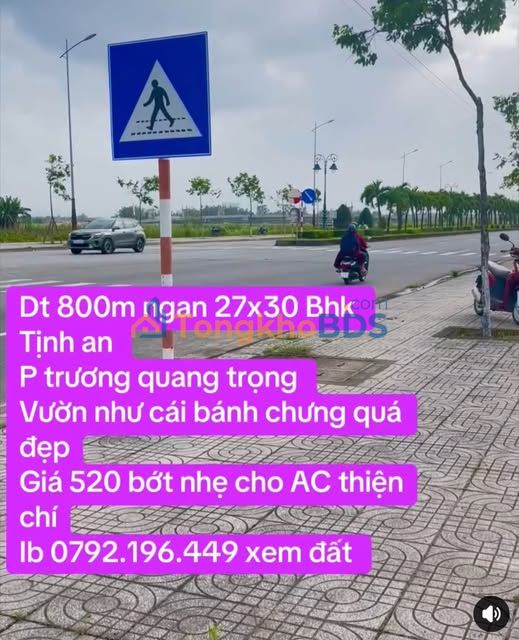 Đất nền TQT Quảng Ngãi 800m² 520tr - Sổ đỏ gấp