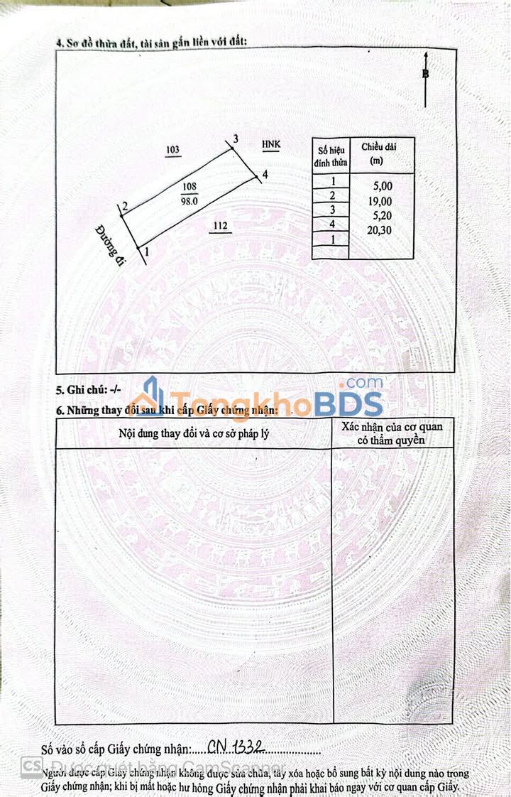 Đất nền P.9 Tuy Hòa 1.55 tỷ 98m² - Đất thổ cư 100%
