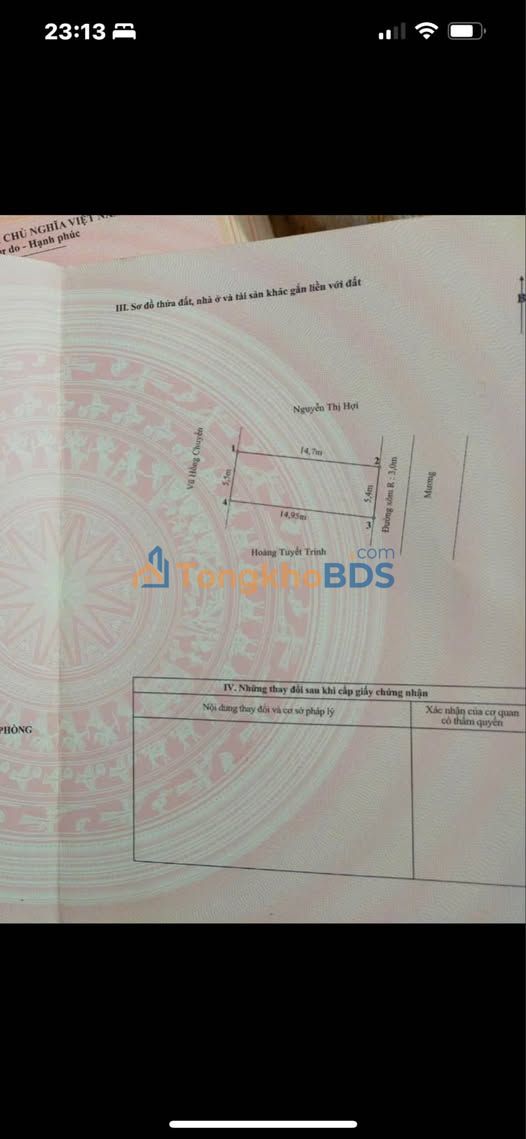 Đất nền An Lão HP 80m² 1.2 tỷ - Sổ đỏ chính chủ