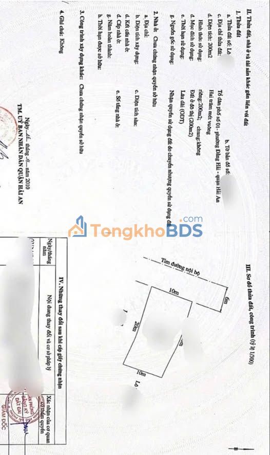 Đất nền Đằng Hải, Hải Phòng 200m² 8 tỷ - Sổ đỏ chính chủ
