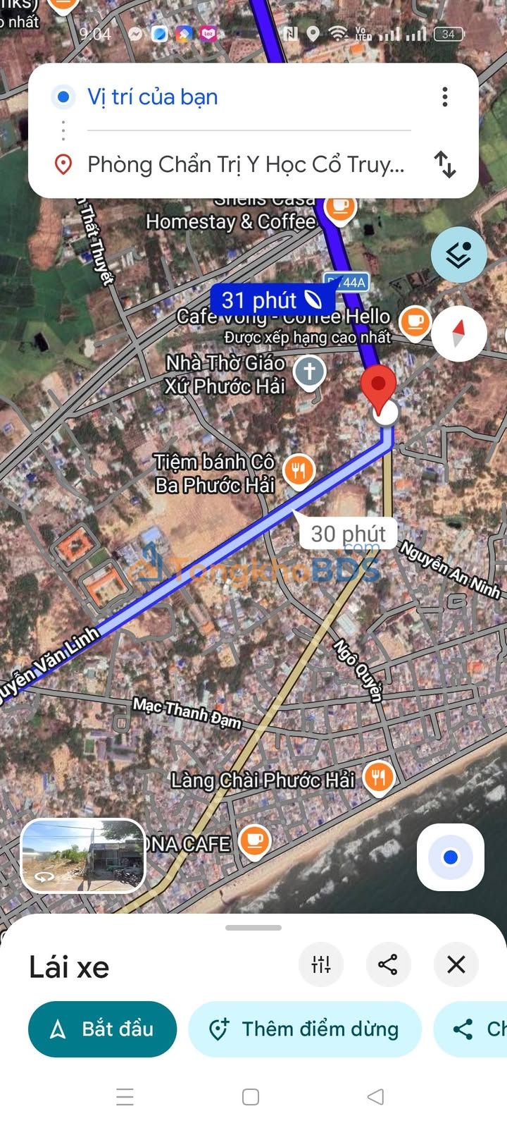 Bán Đất Mặt Tiền Võ Thị Sáu, Phước Hải, BRVT - 504m² Thổ Cư, Sổ Hồng