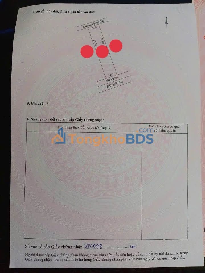 Đất nền Lịch Hội Thượng 125m² 680 triệu - Sổ đỏ chính chủ