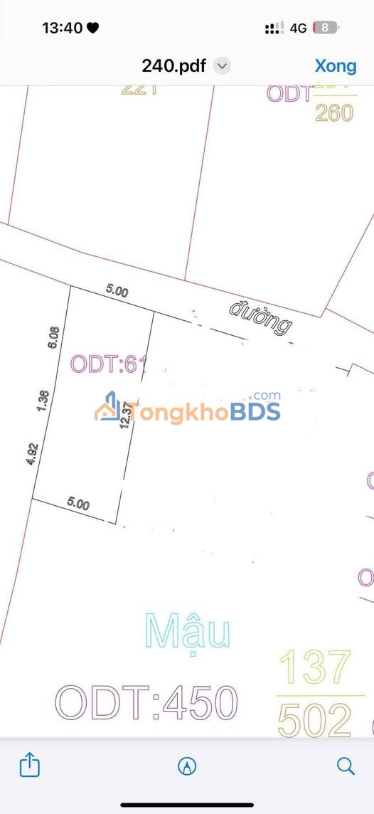 Đất nền Duy Minh Duy Tiên 61m² 1.2 tỷ - Tiềm năng tăng giá