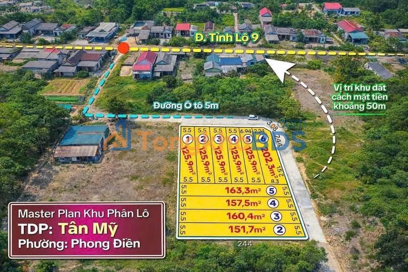 Đất nền Phong Điền Huế 115m2 199 triệu - Đường ô tô rộng