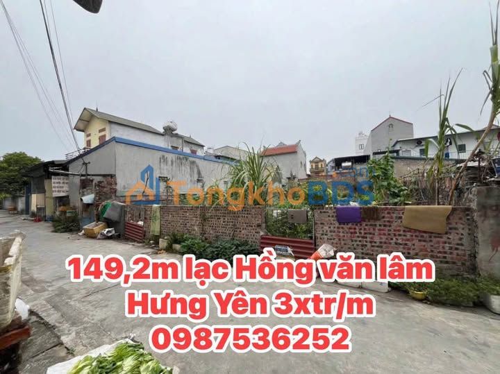 Đất thổ cư 149m² Lạc Hồng, Văn Lâm, Hưng Yên - Sổ đỏ sẵn sàng, giá 4.47 tỷ