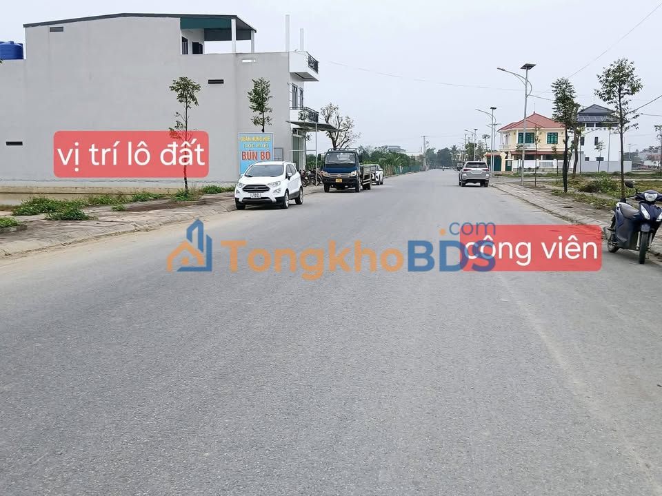 Đất nền 120m² Thị trấn Quán Lào, Yên Định - View công viên, Sẵn sổ hồng