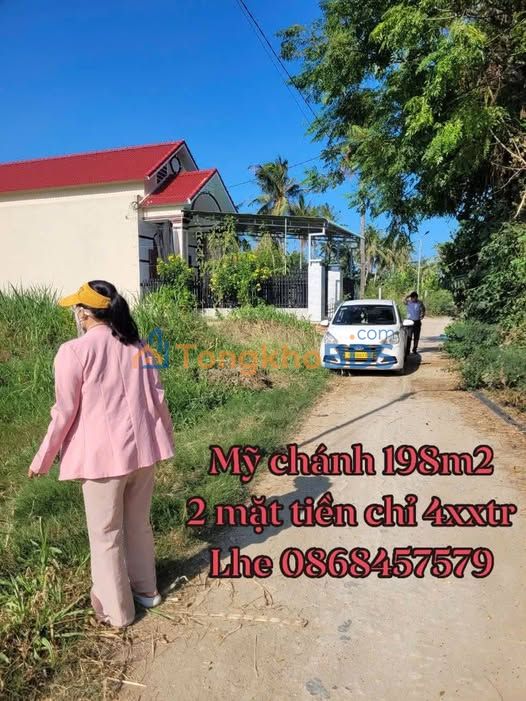 Đất nền Mỹ Chánh Tây 198m² giá 400-499 triệu - Hạ tầng hoàn thiện