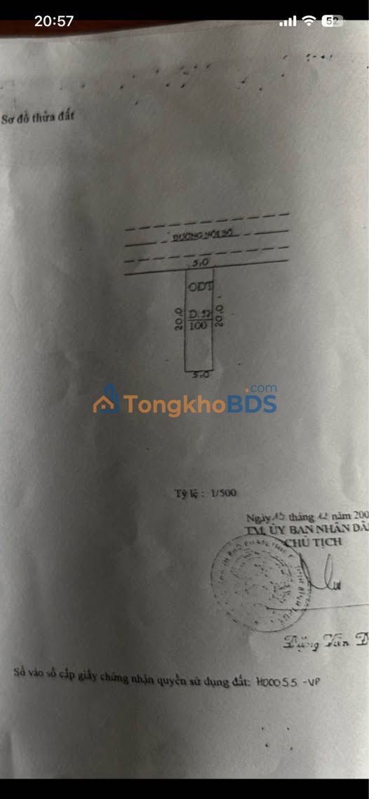 Đất nền Trương Hán Siêu, Phú Thủy 300m² 20 tỷ - Thổ cư 100%