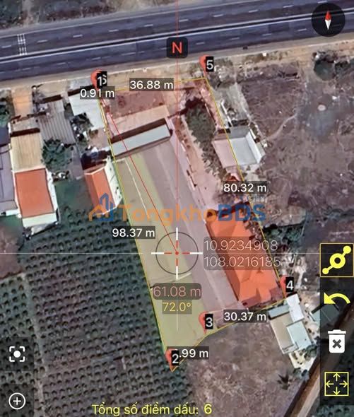 Nhà phố QL1A Phan Thiết 3.000m² 2 tỷ - Mặt tiền kinh doanh