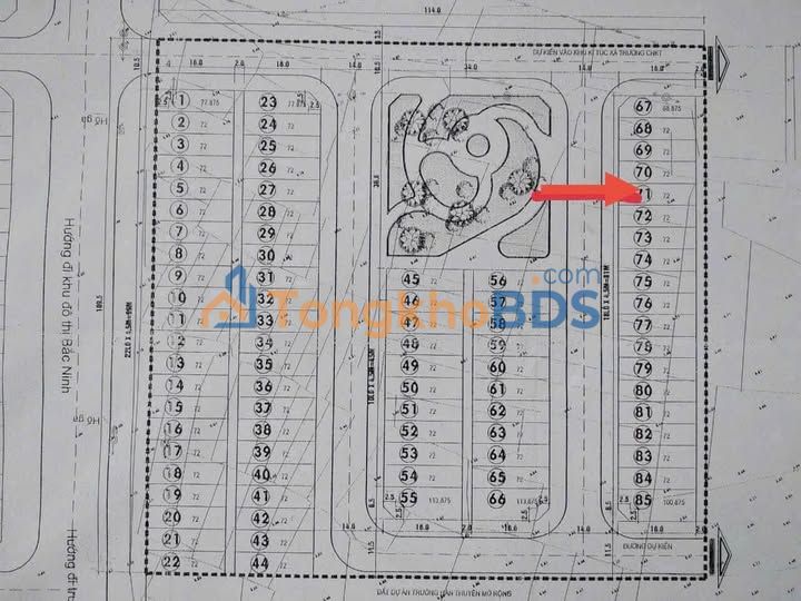 Đất nền Hàn Thuyên Việt Yên 72m² 8 tỷ - Sổ đỏ