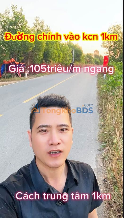 Bán Đất Mặt Tiền Lái Mai, Bến Cầu, Tây Ninh - 1050m² Hướng Bắc