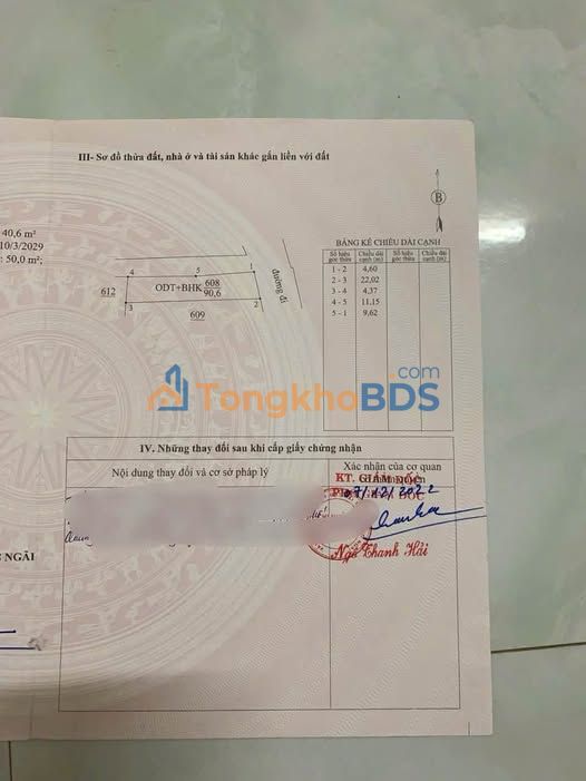 Đất nền Nghĩa Lộ Quảng Ngãi 91m² 980 triệu - Đường to ô tô