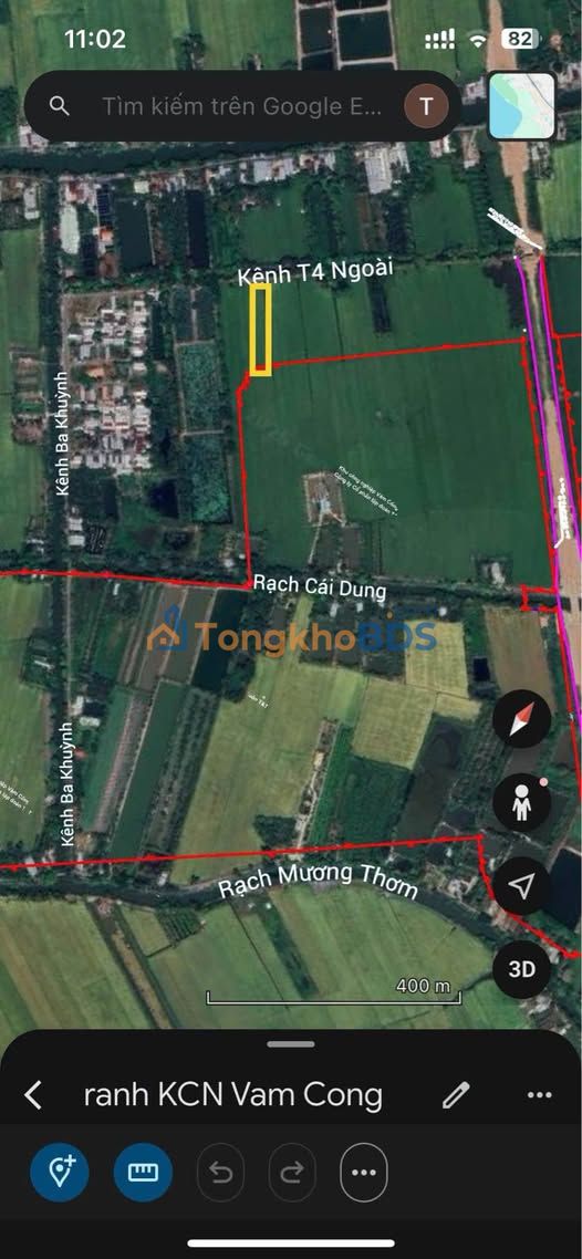 Đất ruộng Mỹ Thạnh Long Xuyên 2.221m² 999 triệu - Tiềm năng tăng giá