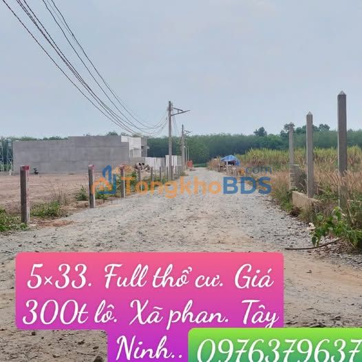 Đất Phan Dương Minh Châu 165m² 300tr - Đường to ô tô