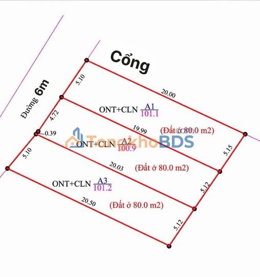Bán Đất Thôn Kiên Tháp, Tam Quan - 101m² Sổ Đỏ Riêng, Giá Chỉ 7xx Triệu