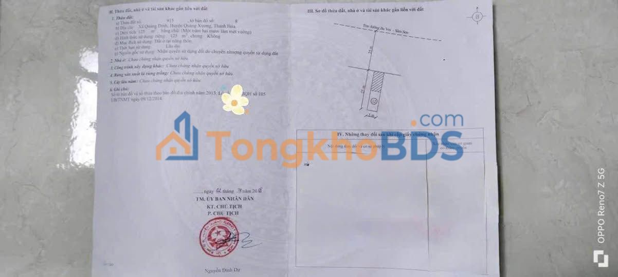 Đất nền Võ Nguyên Giáp Quảng Định 125m² 3 tỷ - Sổ đỏ chính chủ