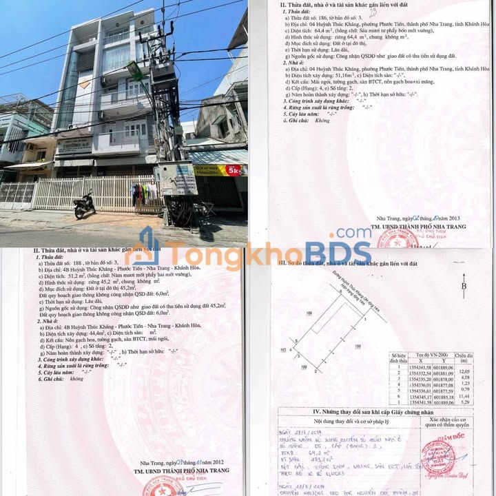 Nhà Huỳnh Thúc Kháng Nha Trang 115m2 giá 17 tỷ - Ô tô vào tận nhà