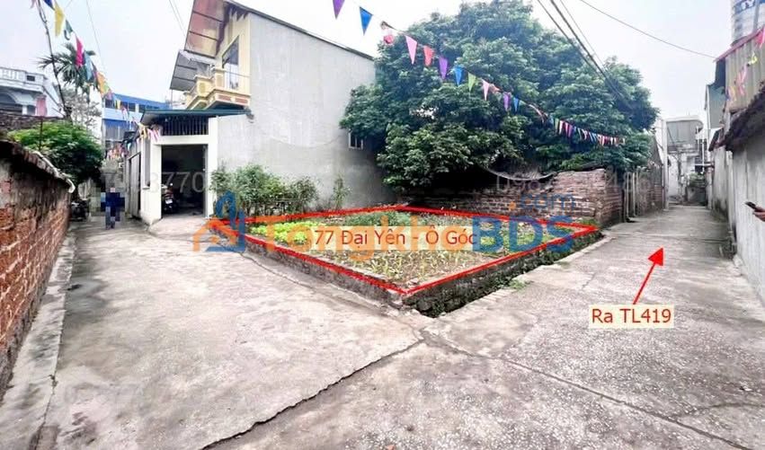 Đất nền Đại Yên Chương Mỹ 77m² - Đường ô tô vào nhà