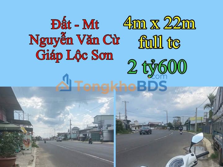 Đất Mặt Tiền Nguyễn Văn Cừ, Bảo Lộc - 88m² - 2.6 Tỷ - Sổ Hồng Sẵn Sàng