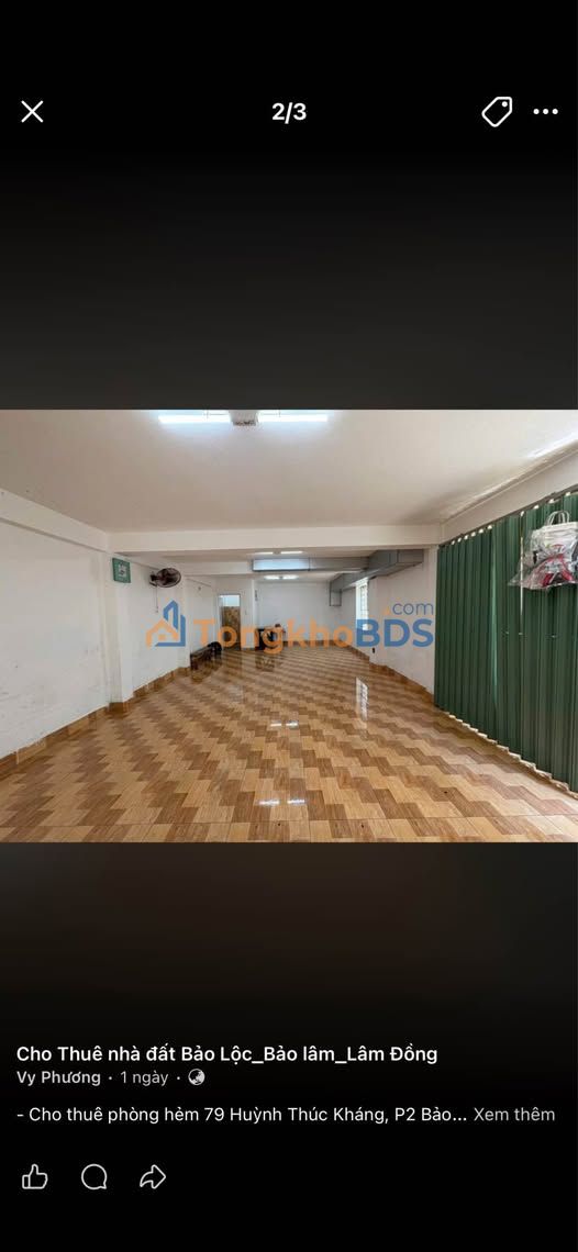 Phòng trọ Huỳnh Thúc Kháng P2 Bảo Lộc 45m² 2,2tr - Sẵn sàng ở ngay