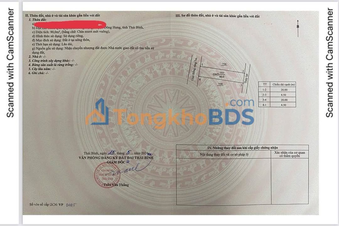 Đất Vàng Trung Tâm Đông Động, Hưng Hà - 90m², Sổ Đỏ Sẵn Sàng Giao Dịch!