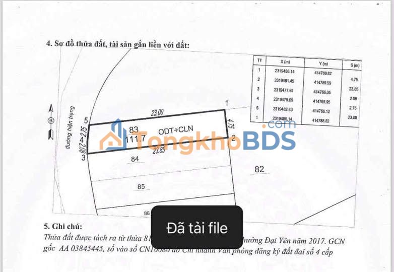 Đất Đại Yên Hạ Long 110m² giá 2 tỷ - Sổ đỏ chính chủ