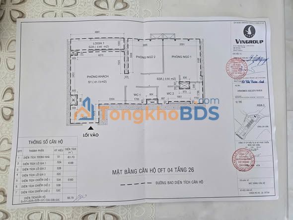 Căn hộ Vinhomes Golden River Q1 72m² 14.5 tỷ View đẹp
