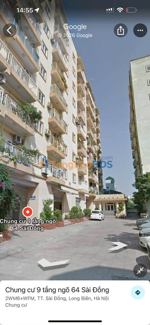 Căn hộ Ngõ 64 Phúc Đồng 58m2 2.7 tỷ - View đẹp