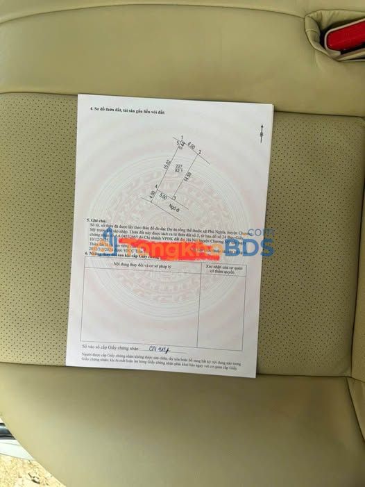 Đất Phú Nghĩa Chương Mỹ 82m² gần QL6 - Sổ đỏ chính chủ