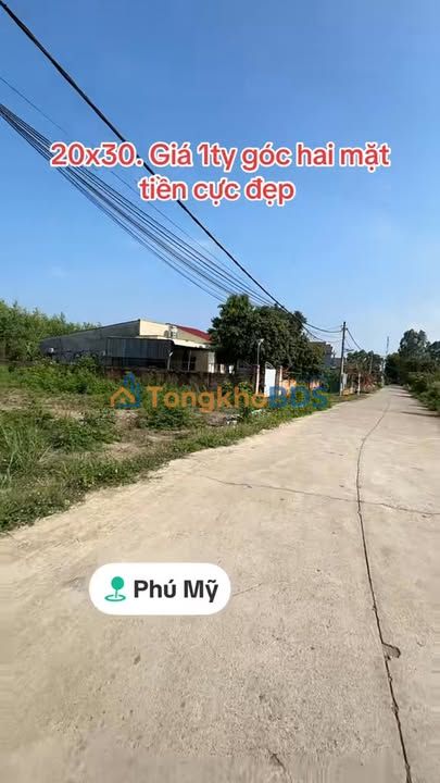 Đất nền Phú Mỹ 600m² giá 1 tỷ - Đầu tư dài hạn
