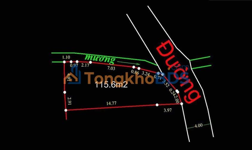 Nhà Chính Chủ Thổ Cư 115m² TT Bá Hiến, Bình Xuyên - Giá 1.6 Tỷ