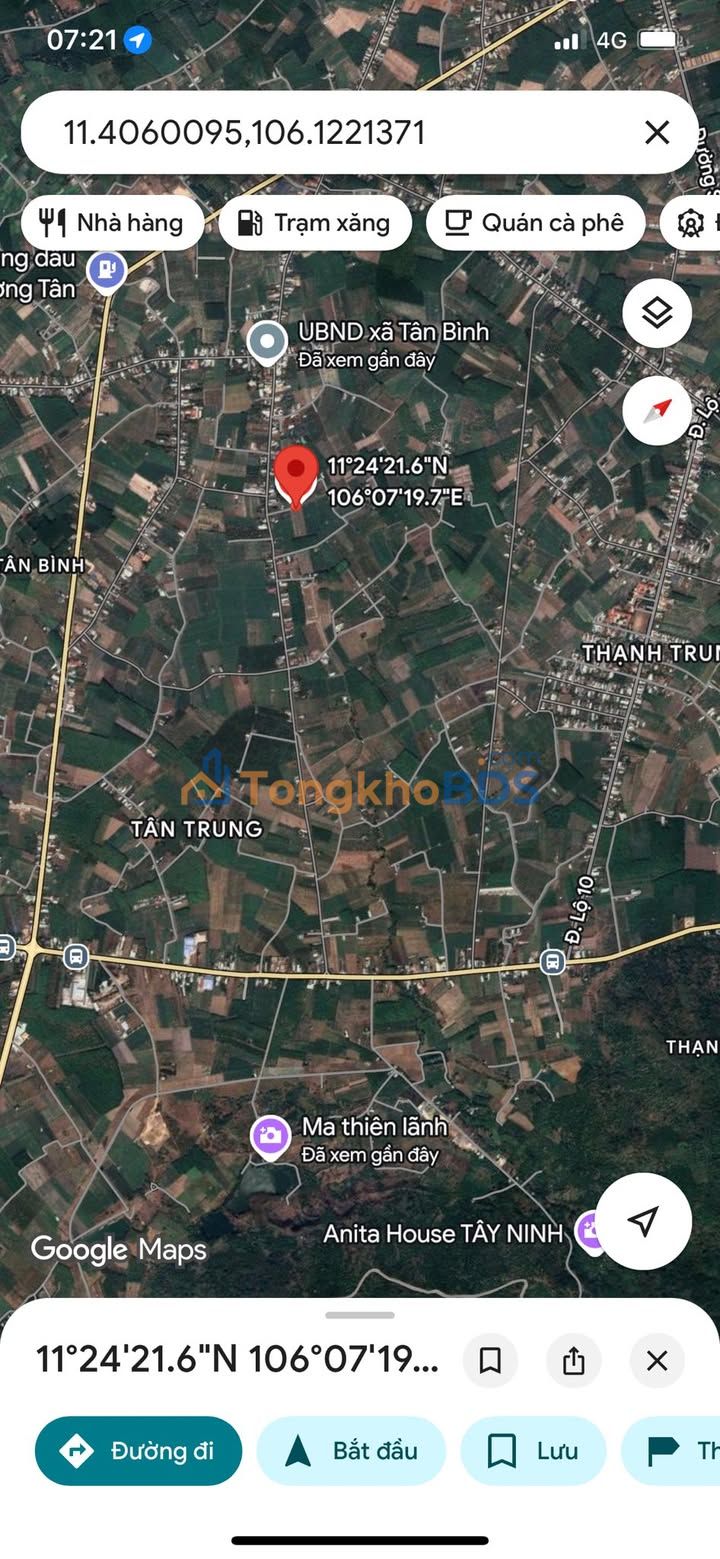 Đất Vàng Phường Tân Bình - 1001m² Sát Núi Bà Đen, Giá Tốt