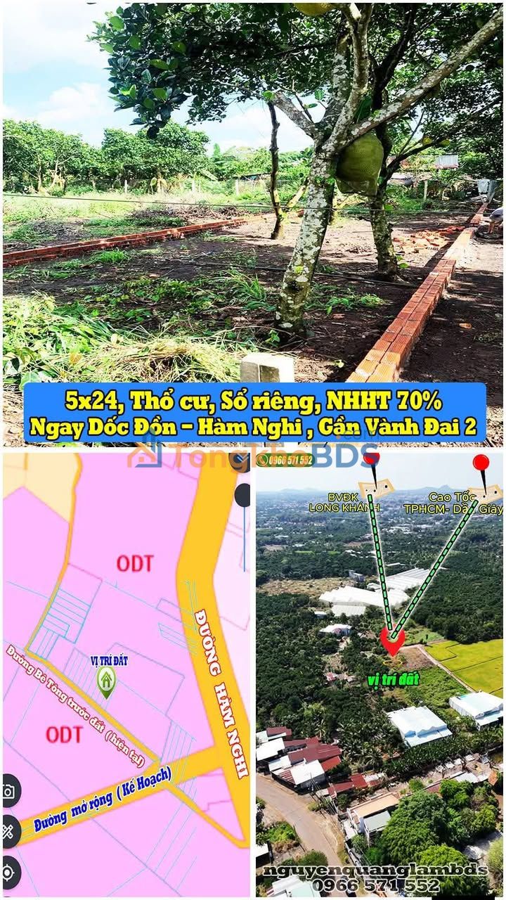 Đất nền Biên Hòa Quang Vinh 120m² 890 triệu - Sổ đỏ