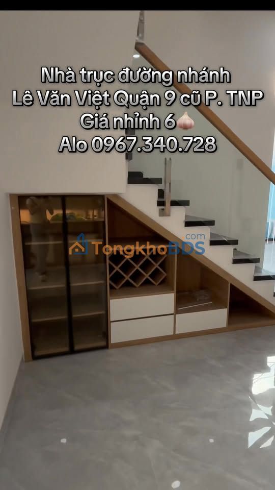 Nhà 4 Tầng Mới Xây - Hẻm Xe Tải Lã Xuân Oai, TP Thủ Đức - 60m², 6.5 Tỷ