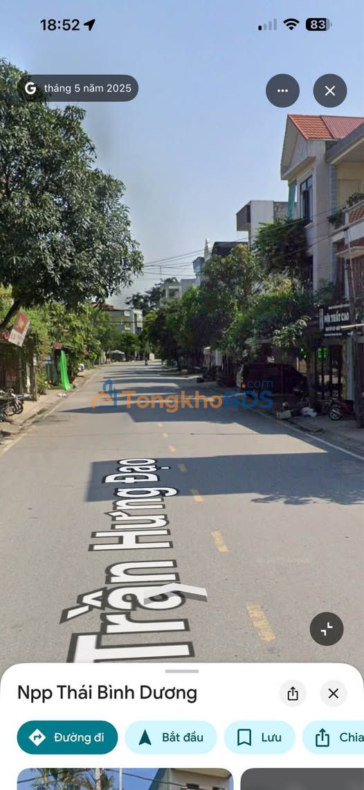 Đất nền Trần Hưng Đạo, Phủ Lý 100m² - Kinh doanh/Đầu tư sinh lời