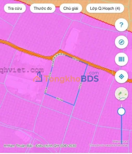 Đất Hàm Tiến Thôn 1 Phan Thiết 2500m² - Sổ đỏ chính chủ