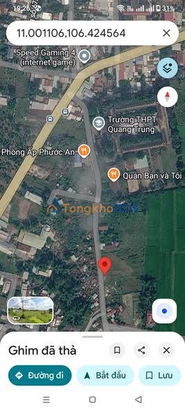 Đất nền Củ Chi TL7 545m² giá 1 tỷ - Đường to ô tô