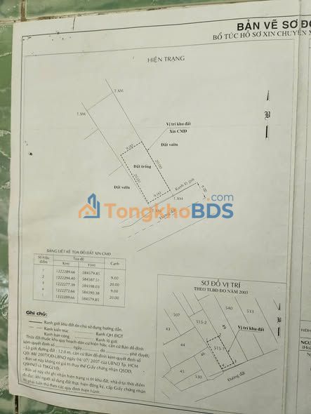 Đất nền Củ Chi Phạm Văn Cội 445m² thỏa thuận - Sổ đỏ chính chủ