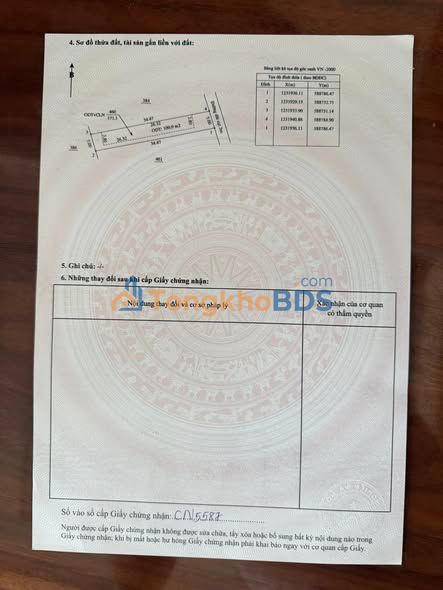 Đất nền Quận 7 Lộ 7A 170m² 1 tỷ Sổ đỏ chính chủ