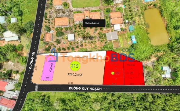Land Bãi Thơm Phú Quốc 3.280m² 26,24 tỷ - Sổ đỏ linh hoạt