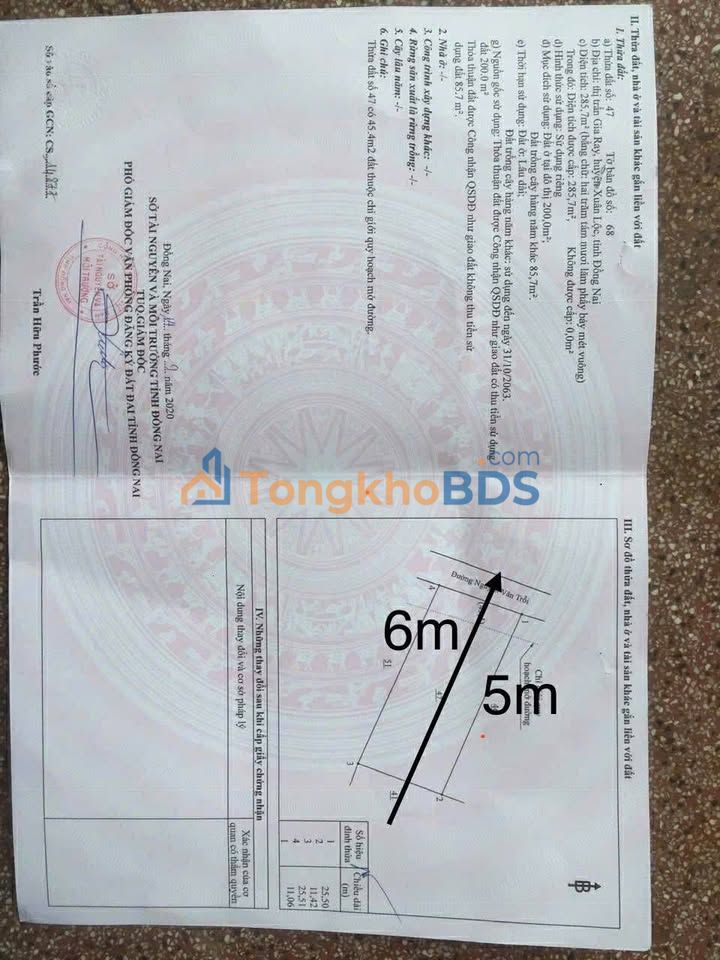 Nhà riêng Xuân Lộc 286m² 2.1 tỷ – Chính chủ bán