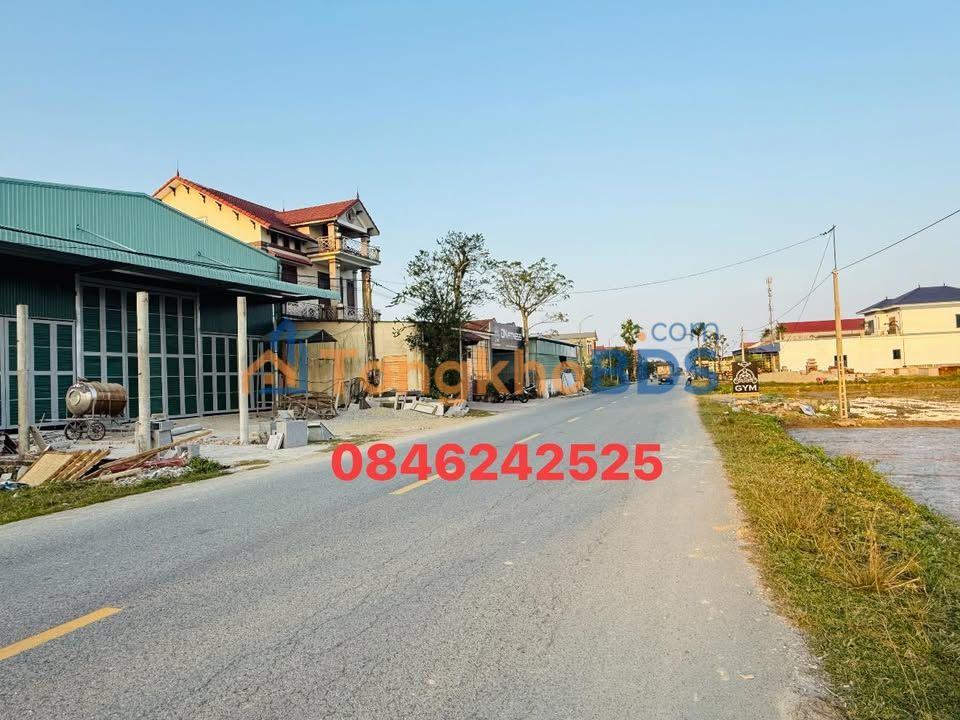 Đất nền mặt tiền Huyện Lộ 11, Thạch Hà, Hà Tĩnh - 125m² Full Thổ Cư