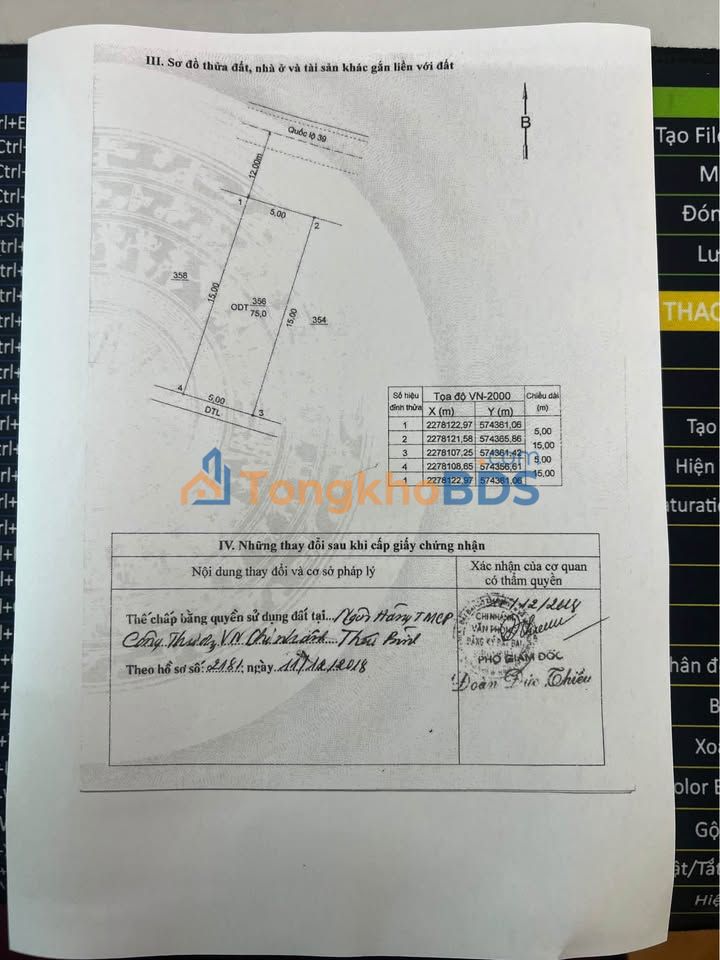 Đất QL39A Thái Bình 150m² liền kề - Sổ đỏ chính chủ