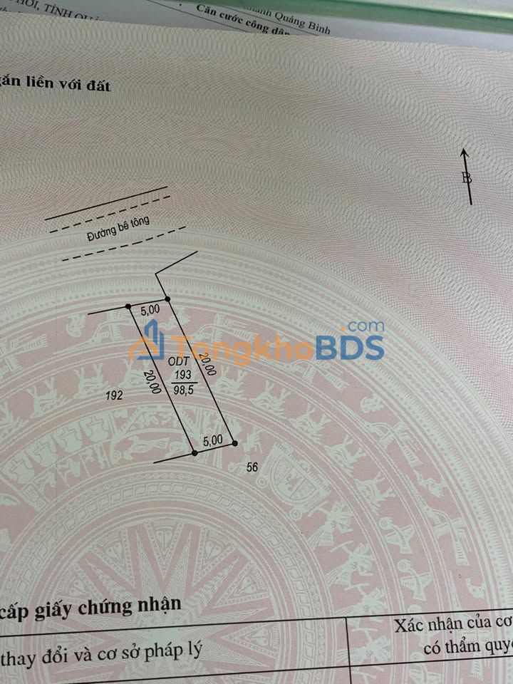 Đất nền Bảo Ninh Nguyễn Thị Định 100m² 1,x tỷ - Đường to ô tô