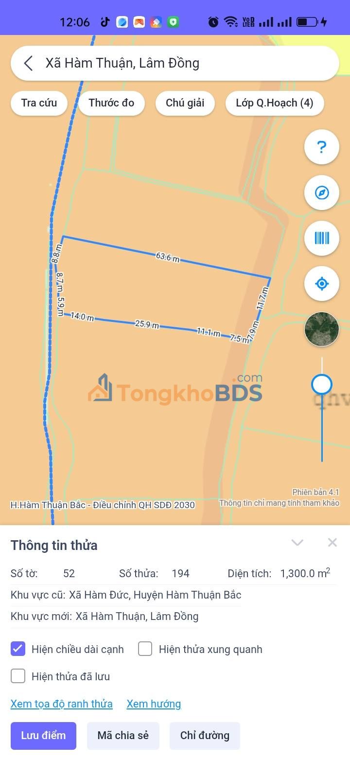 Đất nền Hàm Thuận Bắc 468m² giá 370 triệu - Sổ đỏ chính chủ